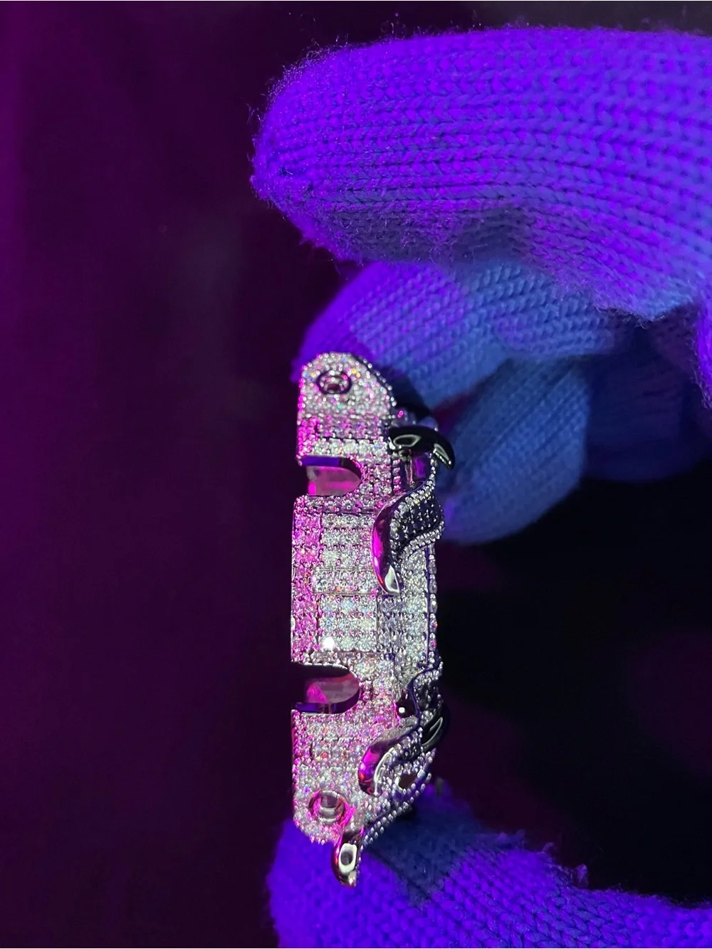 G Shock Moissanite Iced Out Bezel DW-6900